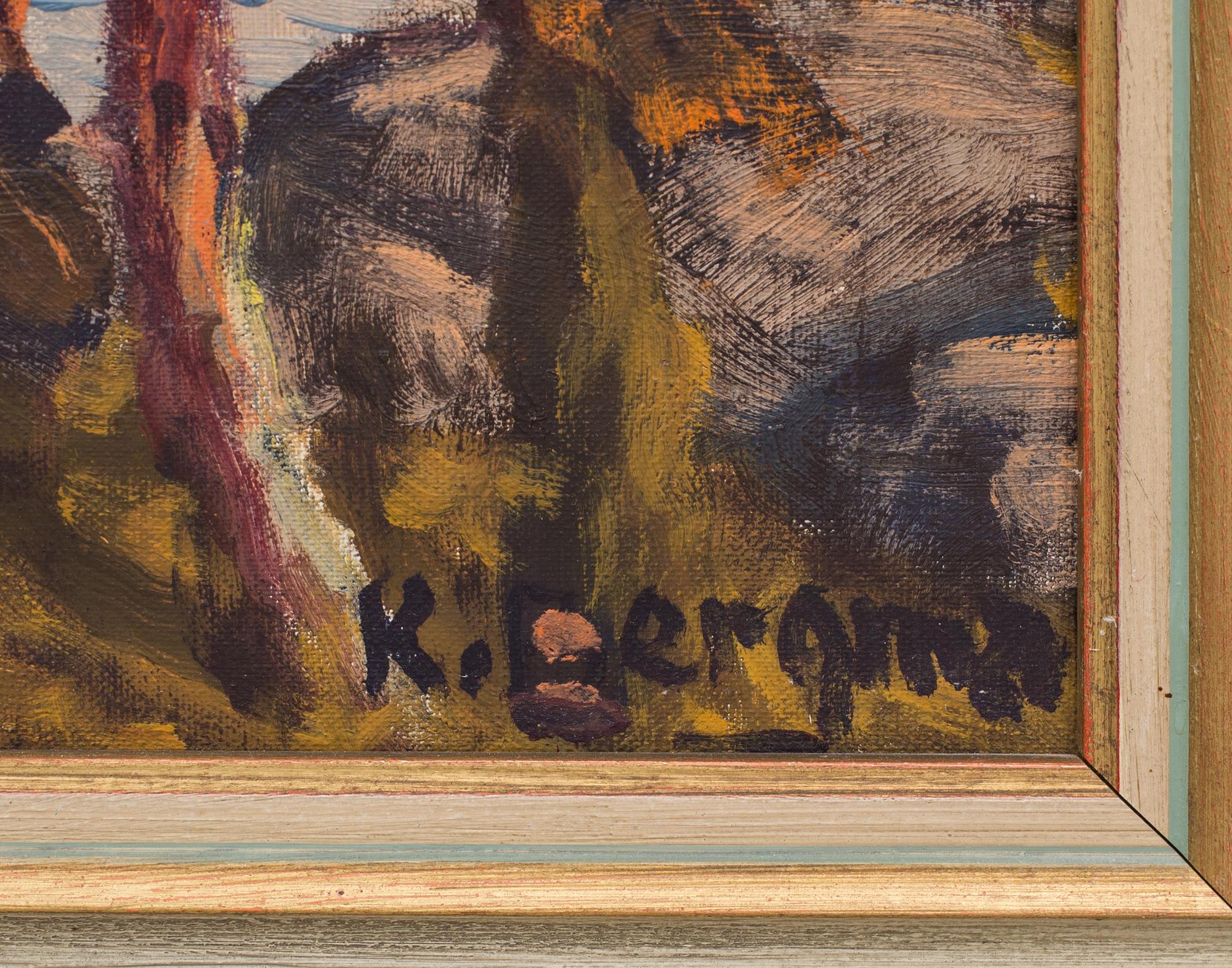 KARL BERGMAN, oljemålning på duk, signerad.