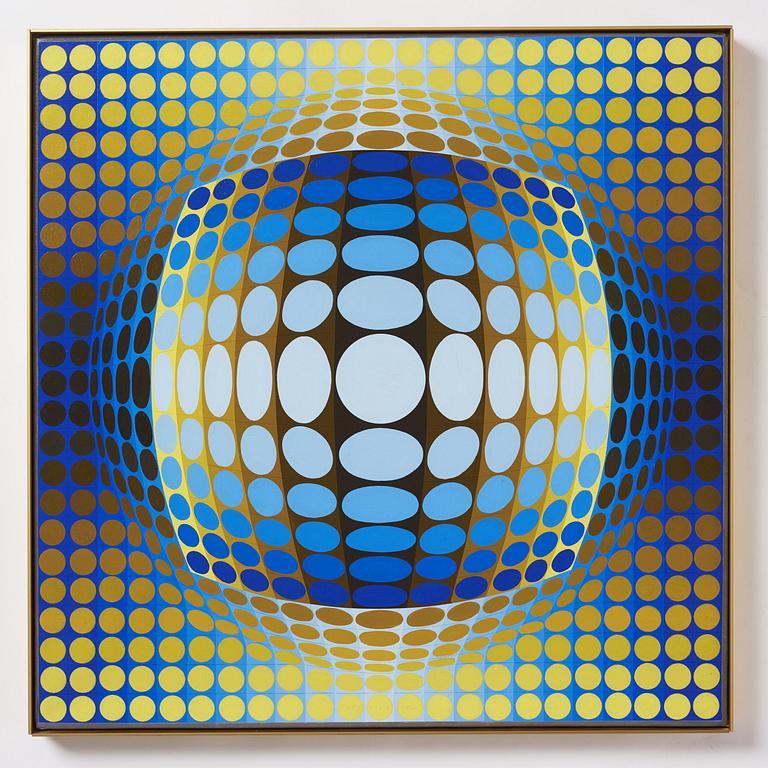 Victor Vasarely, "VEGA-JAUNE".