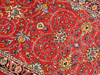 A Sarouk runner, c. 425 x 79 cm.