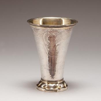 POKALVAS, silver. Mikael Nyberg 1786. Stockholm.