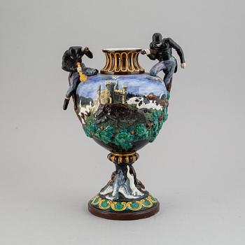 A Gustafsberg ceramic vase, late 19th Century.