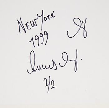 Andreas Ackerup, c-print, 1999, signed 2/2 verso.