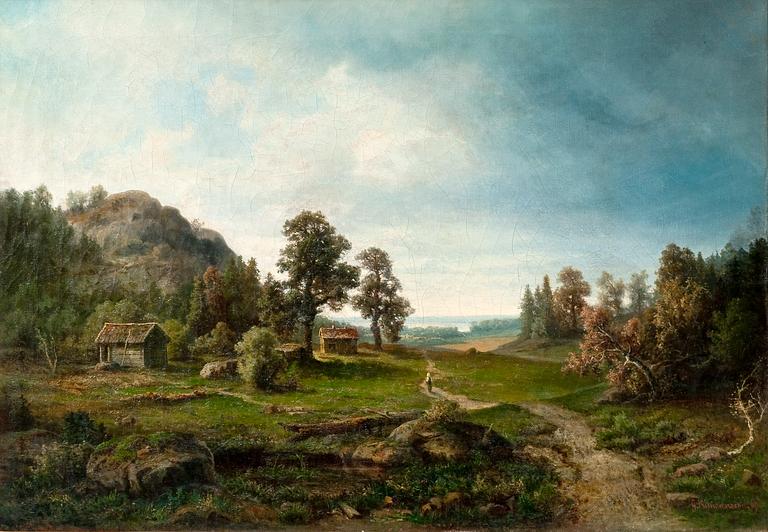 Gustaf Kinmansson, SUMMER LANDSCAPE.