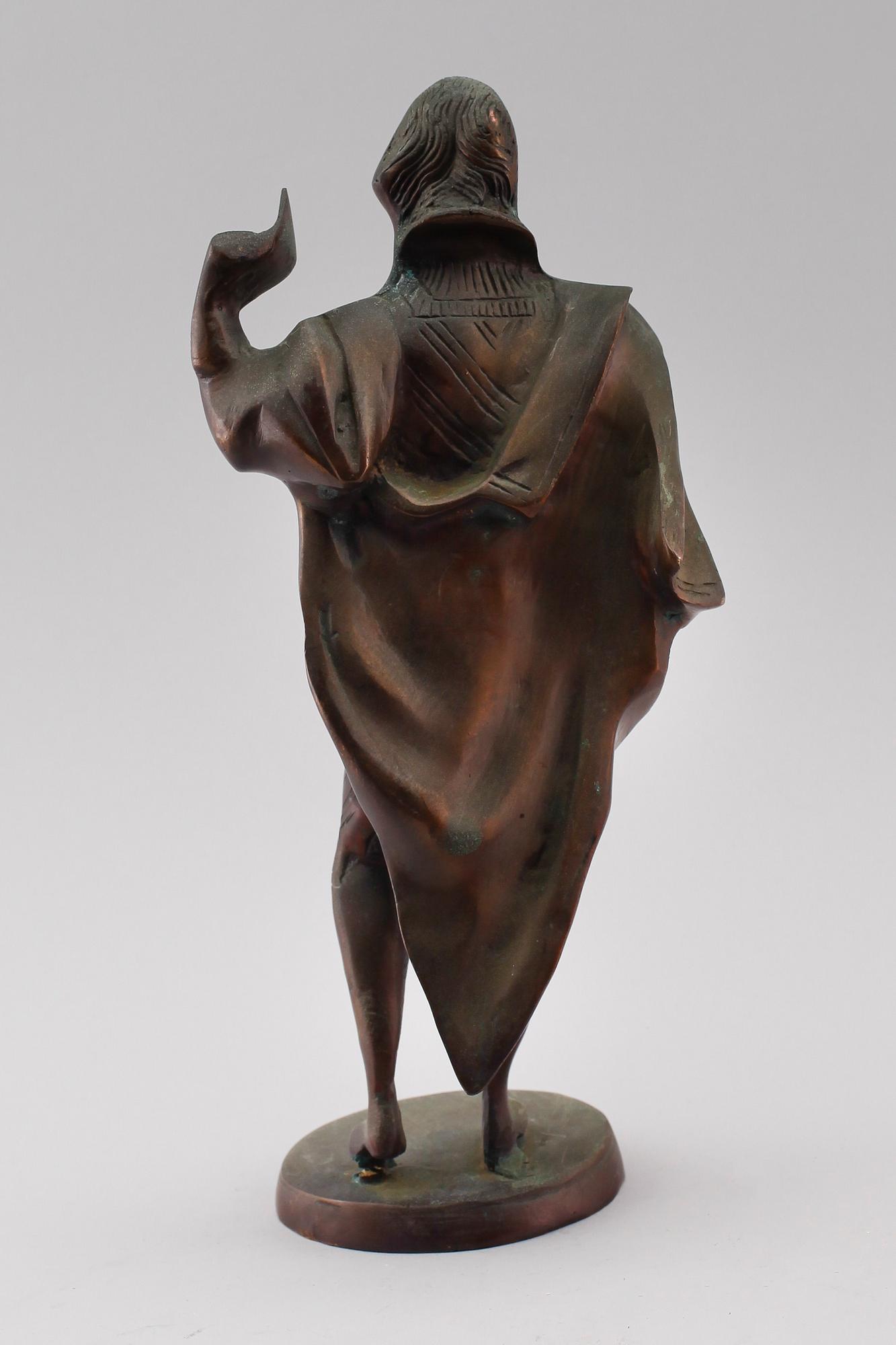 SKULPTUR, bronserad metall, 1900-talets andra hälft.