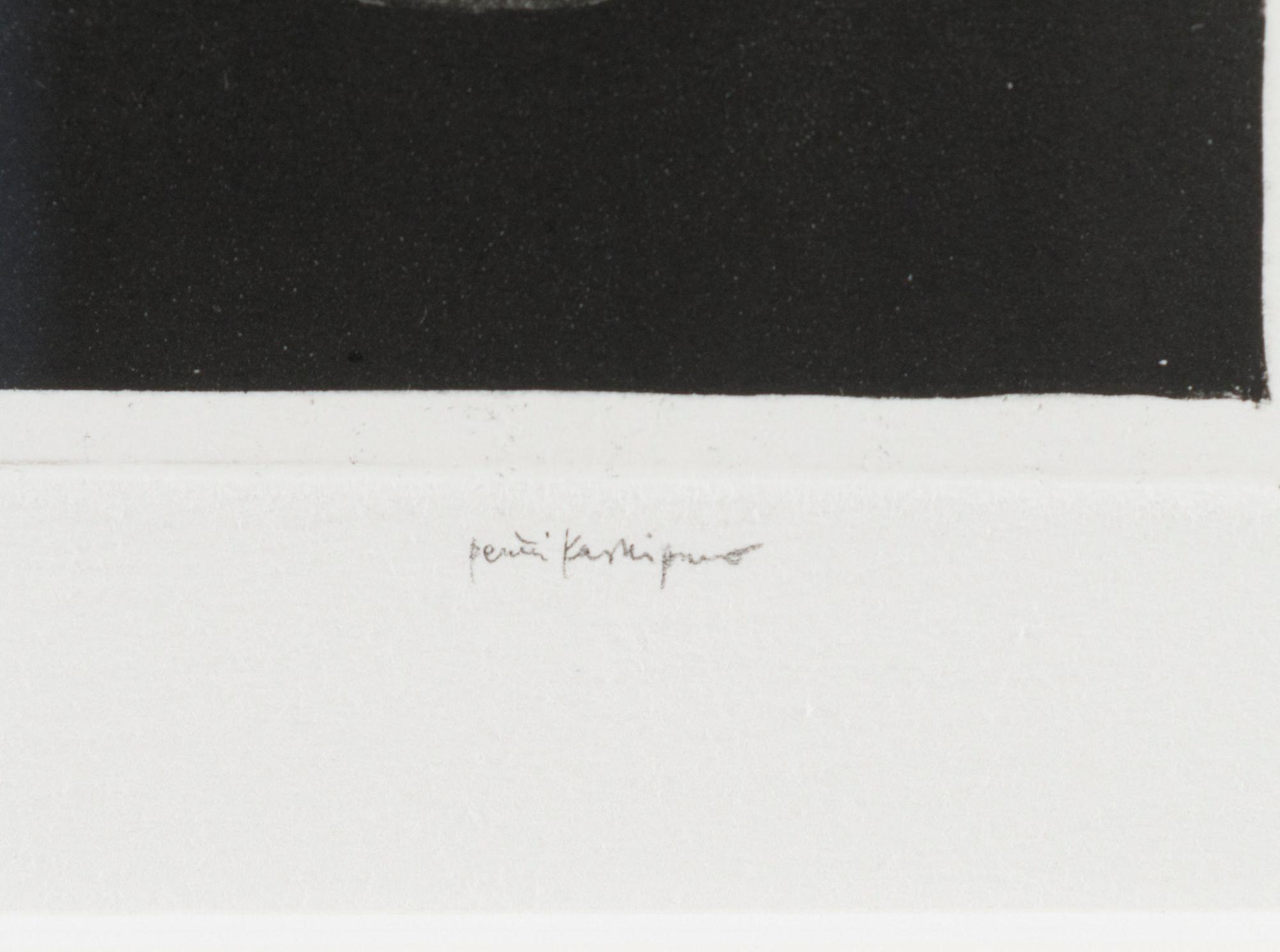 PENTTI KASKIPURO, etching, signed, numbered 6/30.