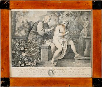 ÉMILE ANDRÉ BOISSEAU, bla, efter, 2 st, 1700-/1800-tal.