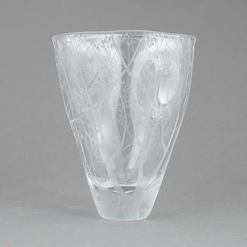 VAS, glas, Vicke Lindstrand Kosta, 1960/70-tal.