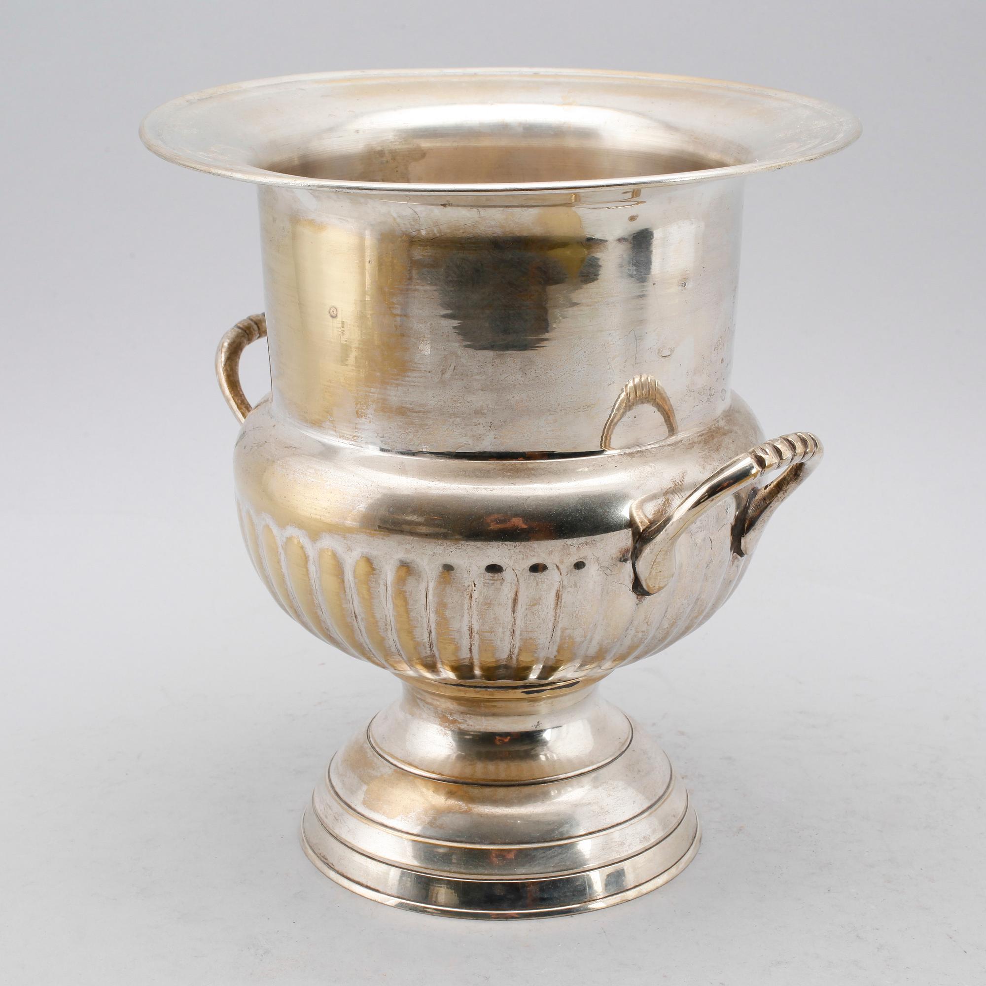 CHAMPAGNEKYLARE, nysilver, 1900-tal.