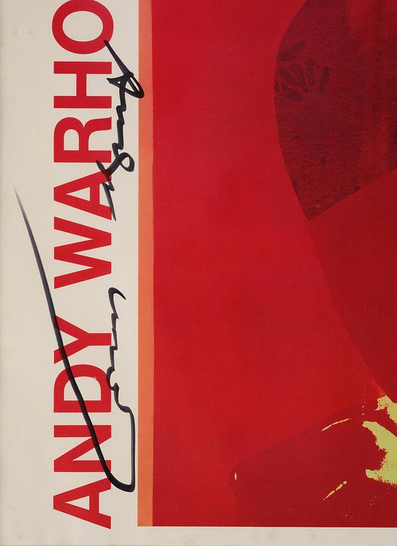 Andy Warhol, "Double self portrait" (Exhibition poster).