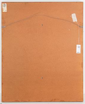 A mirror with a chest of drawer from Ateljé Glas & Trä, mid 20th century.