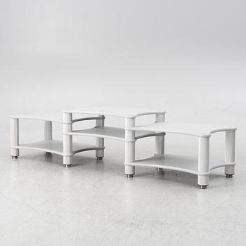 A "Balance" stereo/media bench, Solid Tech, Sweden, 21st century.