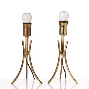 Swedish Modern, a pair of table lamps, mid-20th century.