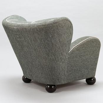 MÄRTA BLOMSTEDT, fåtölj, Aulanko-modellen. Formgiven 1939.