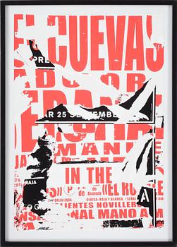 MARCEL STRÜWER, färgserigrafi, provtryck, numrerad PP, signerad.