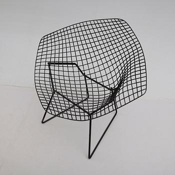 FÅTÖLJ, "Diamond Chair", Harry Bertoia, 1900-talets andra hälft.