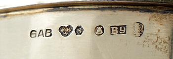 STOP, silver, barockstil, GAB Stockholm1952. Vikt ca 420 gram.