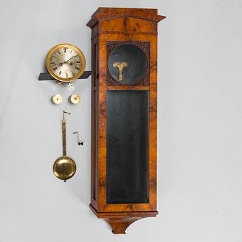 A mid 19th Century Biedermeier wall clock.