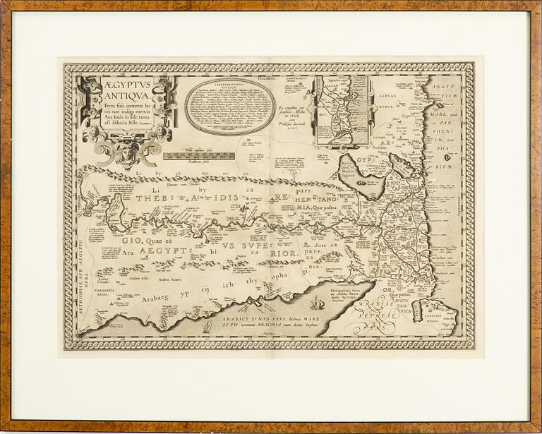 Abraham Ortelius, "AEgyptus Antiqua".