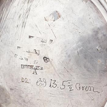 A Swedish 18th century silver tankard, possibly mark of Erik Löfgren (Umeå 1786-1796), 1786.