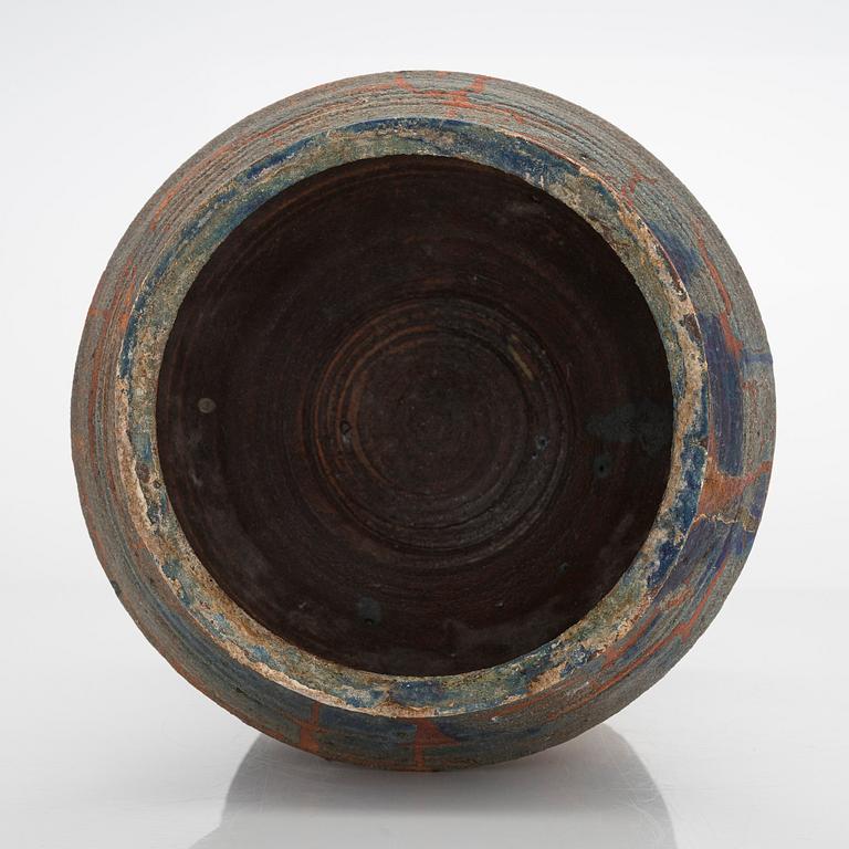 Kyllikki Salmenhaara, kruka, stengods, signerad KS Arabia.