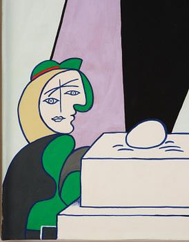 Marie-Louise Ekman, "Ett ägg-monument, tänkande Picassodam och en Olle Baertling-målning".