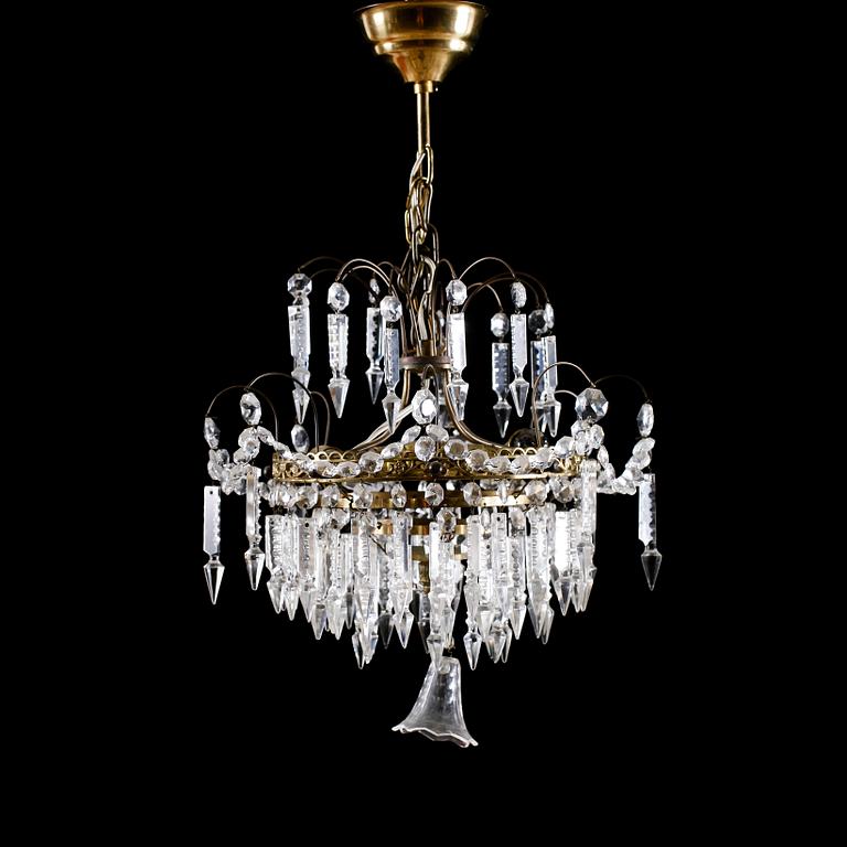 LJUSKRONA, 1900-talets mitt. Höjd ca 30 cm.