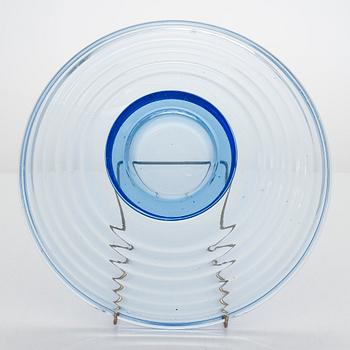 Aino Aalto, A 1930's footed glass bowl, model 4135. Karhula Glasworks, Finland.