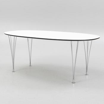 Bruno Mathsson & Piet Hein, dining table, "Superellipse", Bruno Mathsson International AB, Värnamo, 2011.