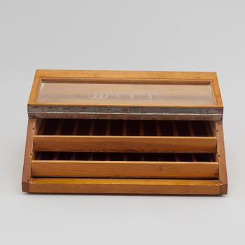A box for sewing thread from Mölnlycke Sytråd, first half of the 20th century.