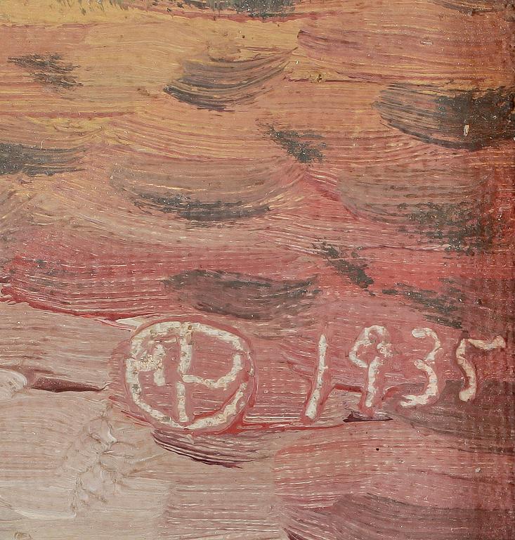 EMILE JOSEPH PATOUX, oil on canvas, bears monogram signature and dated 1935.