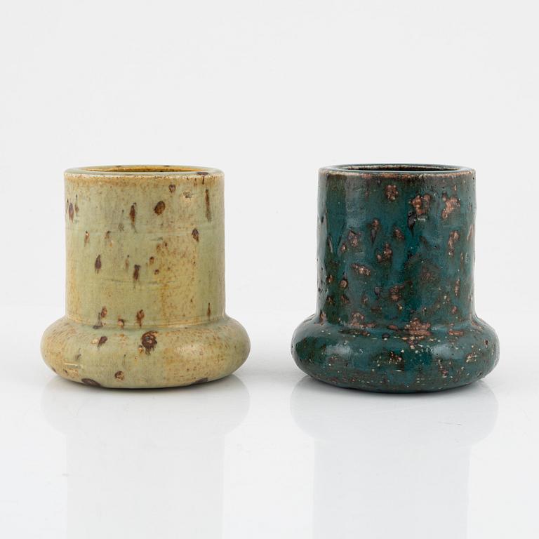 Marianne Westman, two stoneware vases from Rörstrand.