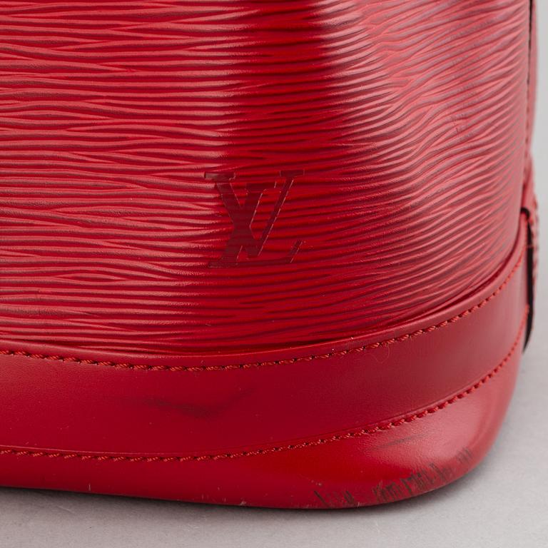 Louis Vuitton, a red Epi 'Noé' handbag, 1995.