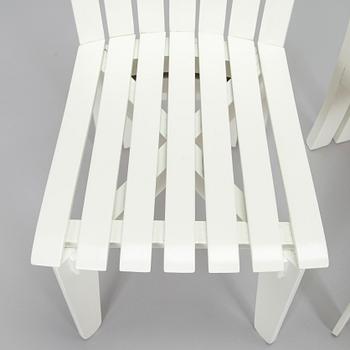 Alvar & Aino Aalto,  Trädgårdsmöblemang, 3 delar, "Aurinko-serien", Artek, 1950-tal och 1900-talets slut..