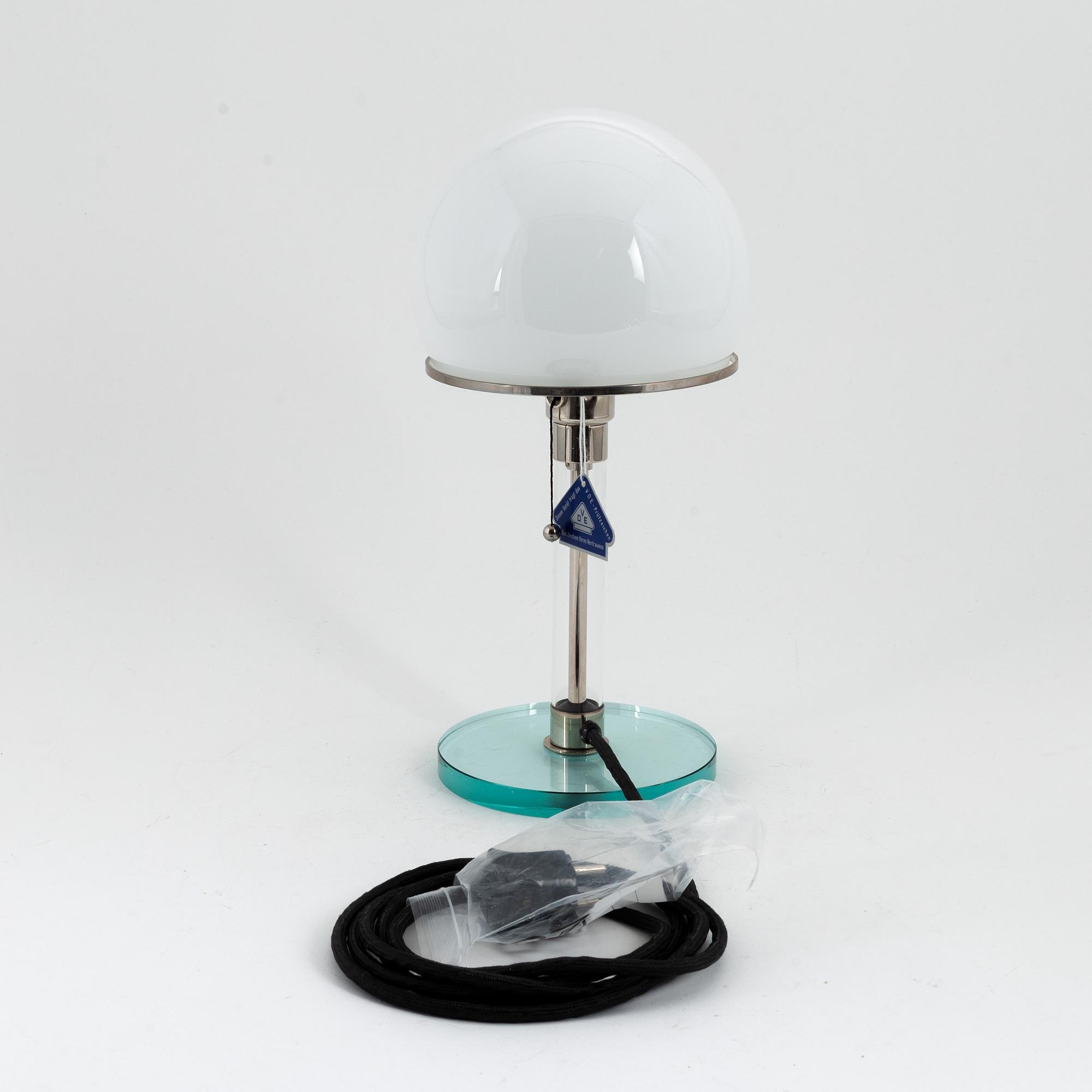 Wilhelm Wagenfeld, a 'WG24' table light, Tecnolumen, Germany.