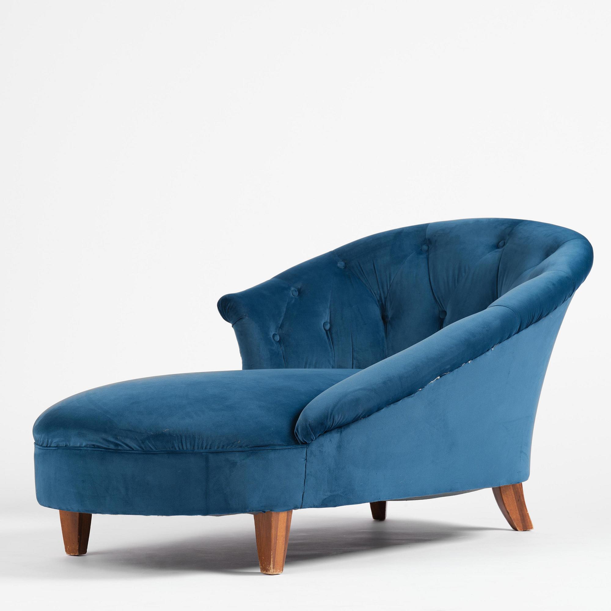 a Swedish Modern chaise longue, mid-20th century.