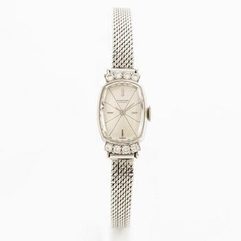 IWC, wristwatch, 18K white gold, 14 mm.