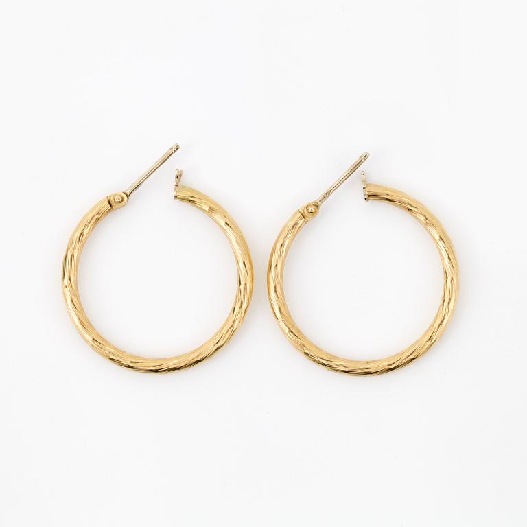 PARTI GULDSMYCKEN, 13 delar, mest 18k, olika tillverkare, Sverige, övriga Europa 1900-tal. Tot ca 63 gram.