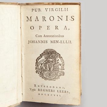 PUBLIUS VERGILIUS, Maronis Opera, Rotterdam 1697.