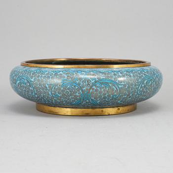 A cloissnné censer, Qing dynasty, circa 1900.