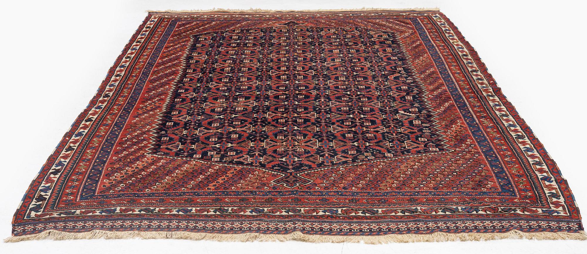 An Antique Afshar carpet, South Persia (Iran), c. 364 x 230 cm.