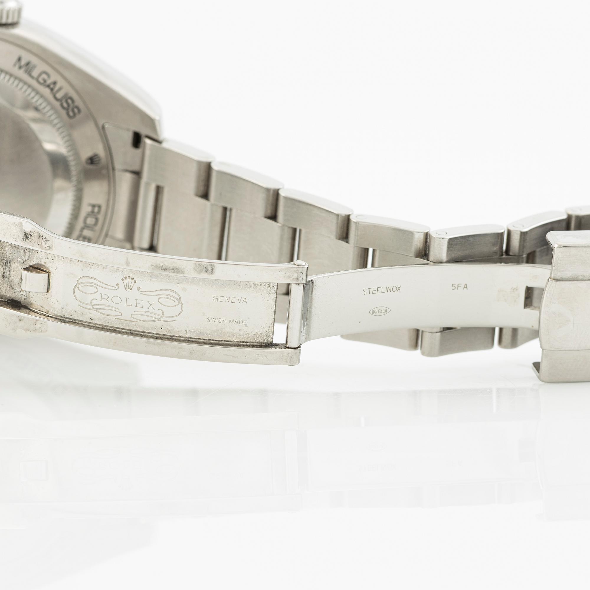Rolex, Milgauss, armbandsur, 40 mm.