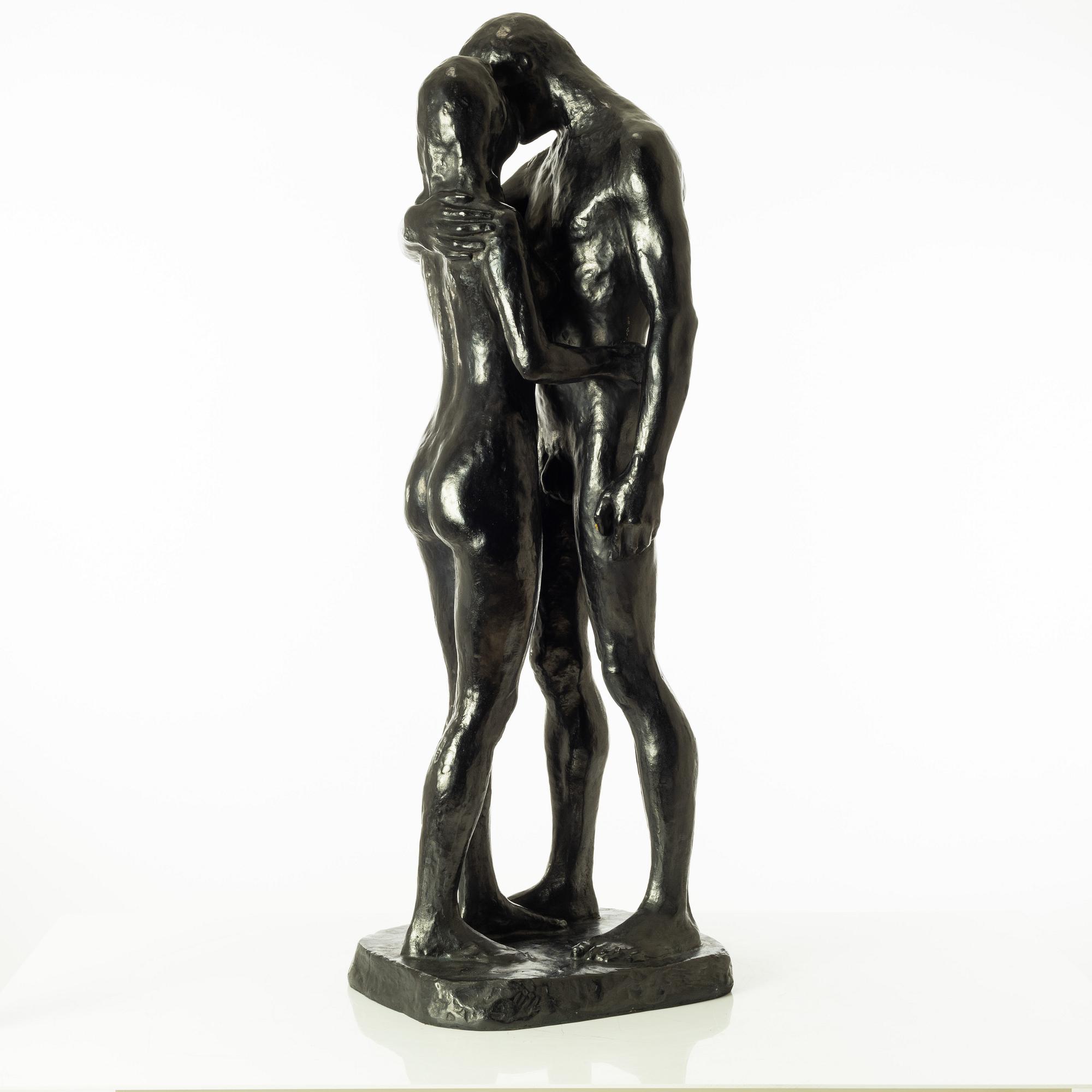 Gudmar Olovson, skulptur. Signerad. Numrerad. Gjutarstämpel. Brons, höjd 90 cm, längd 32 cm.