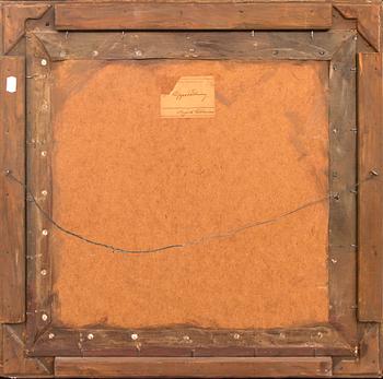 Sigfrid Ullman, olja på duk lagd på pannå, signerad.