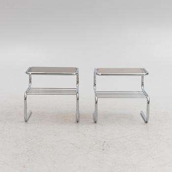 Bruno Mathsson, a pair of bedside tables, second half of the 20th century.