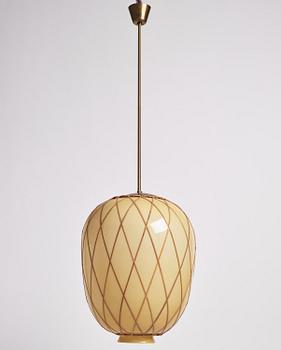 Harald Notini, taklampor, ett par, modell "11555", Arvid Böhlmarks Lampfabrik, Stockholm, 1940-tal.