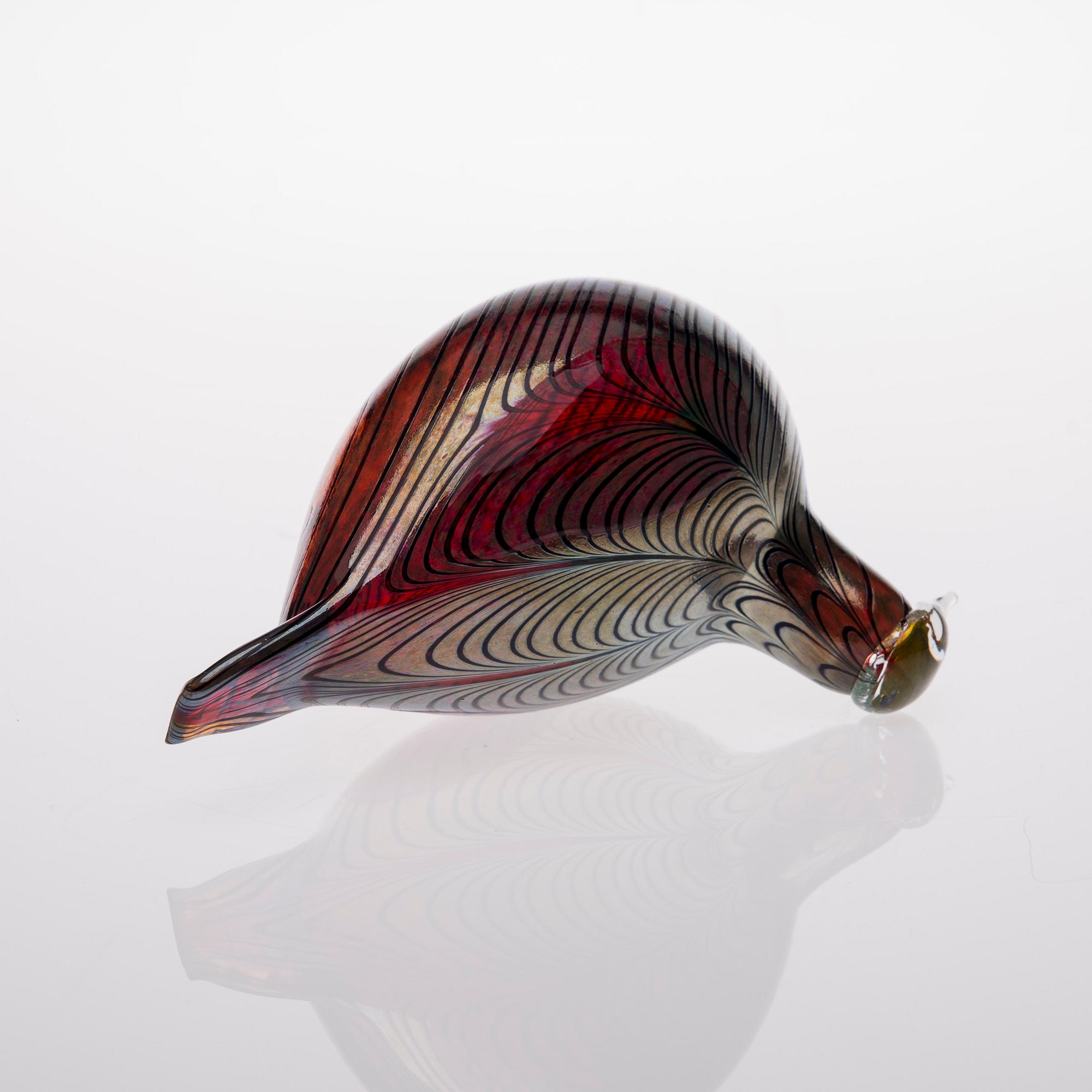 FIGURIN, glas, signerad O. Toikka Nuutajärvi.