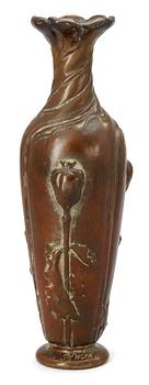 379. A Philippe Wolfers, bronze vase, 1895.
