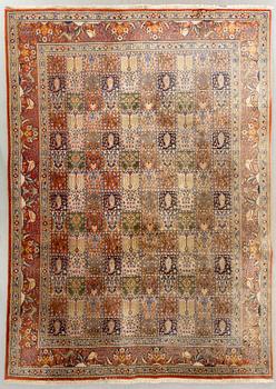 An old Moud carpet ca 350 x 247 cm.