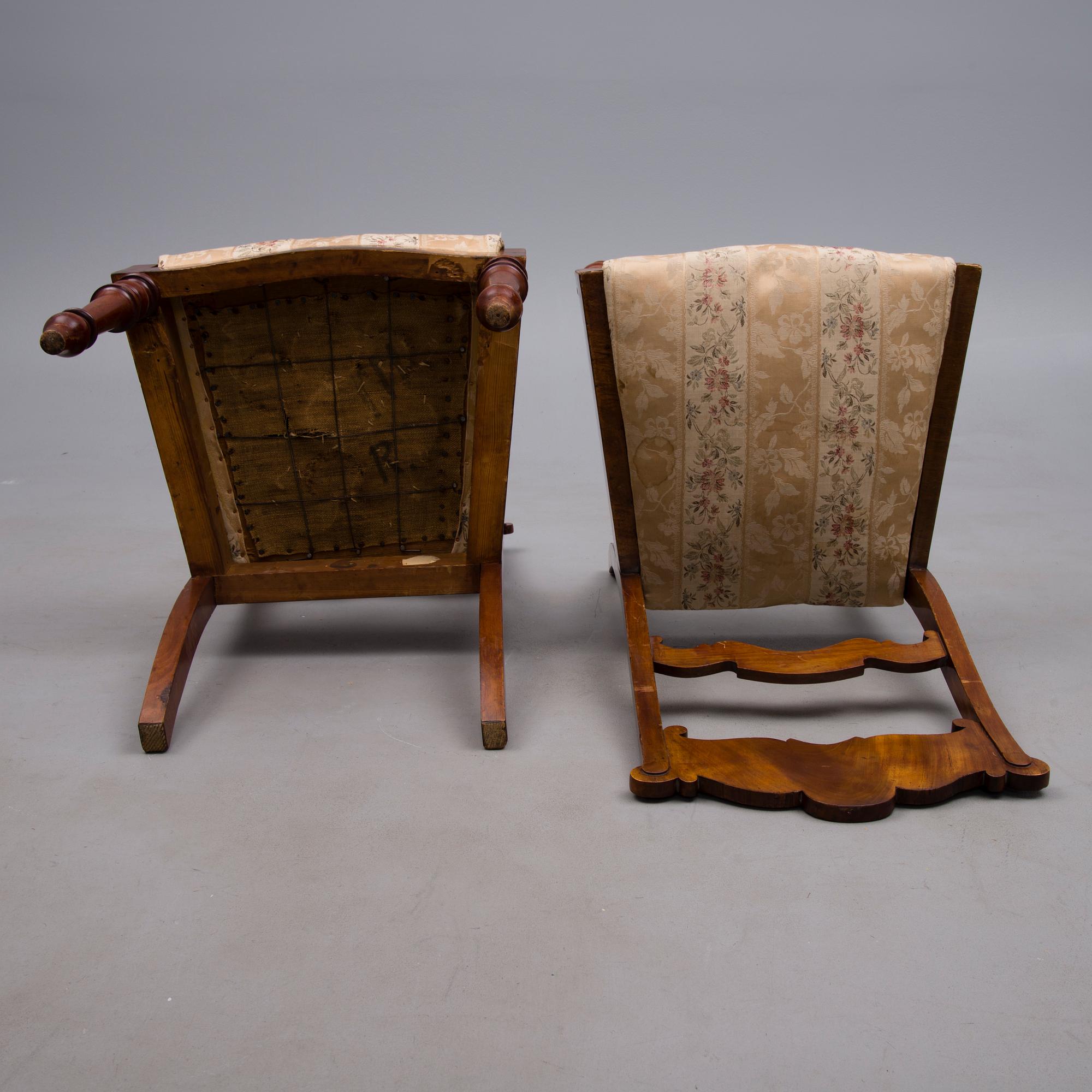 STOLAR, 4 st, senempire, 1800-talets mitt.