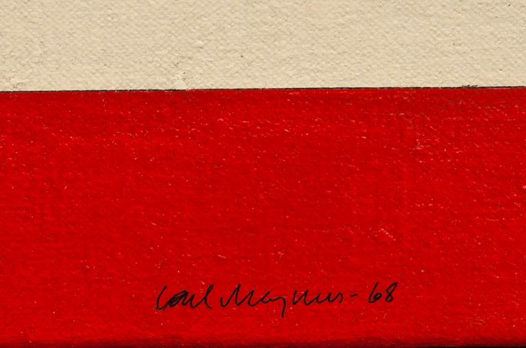 CARL MAGNUS, olja på uppfodrad duk, signerad och daterad -68.